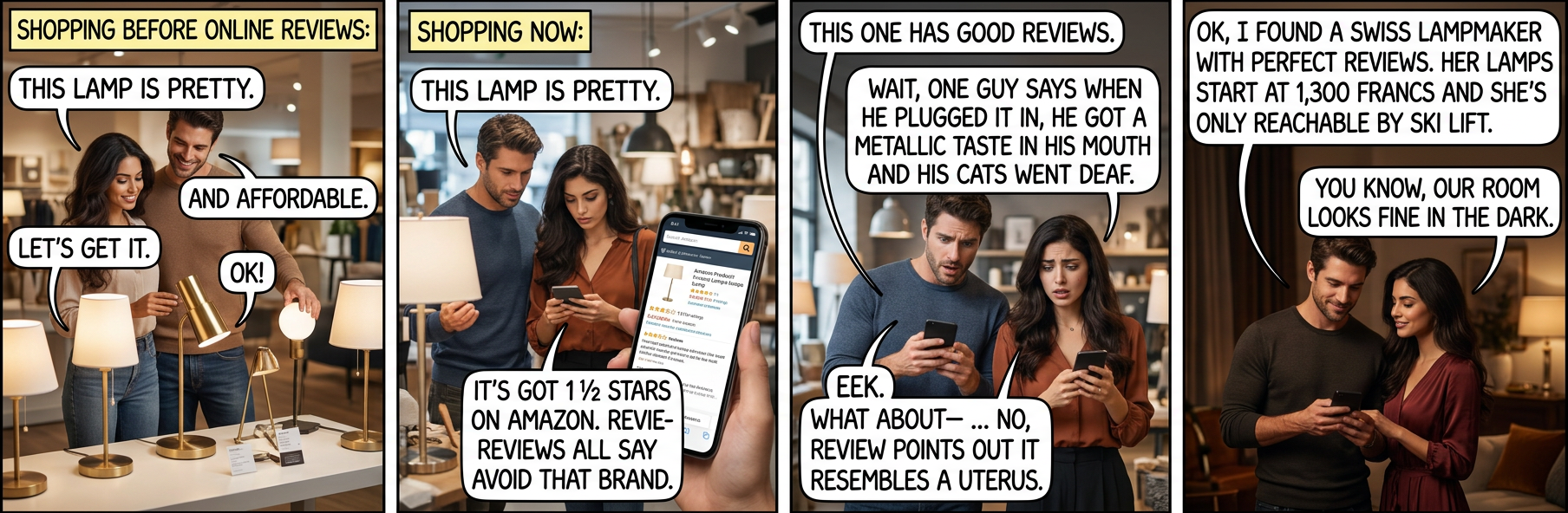 I plugged in this lamp and my dog went rigid, spoke a sentence of perfect Akkadian, and then was hurled sideways through the picture window. Even worse, it's one of those lamps where the switch is on the cord.