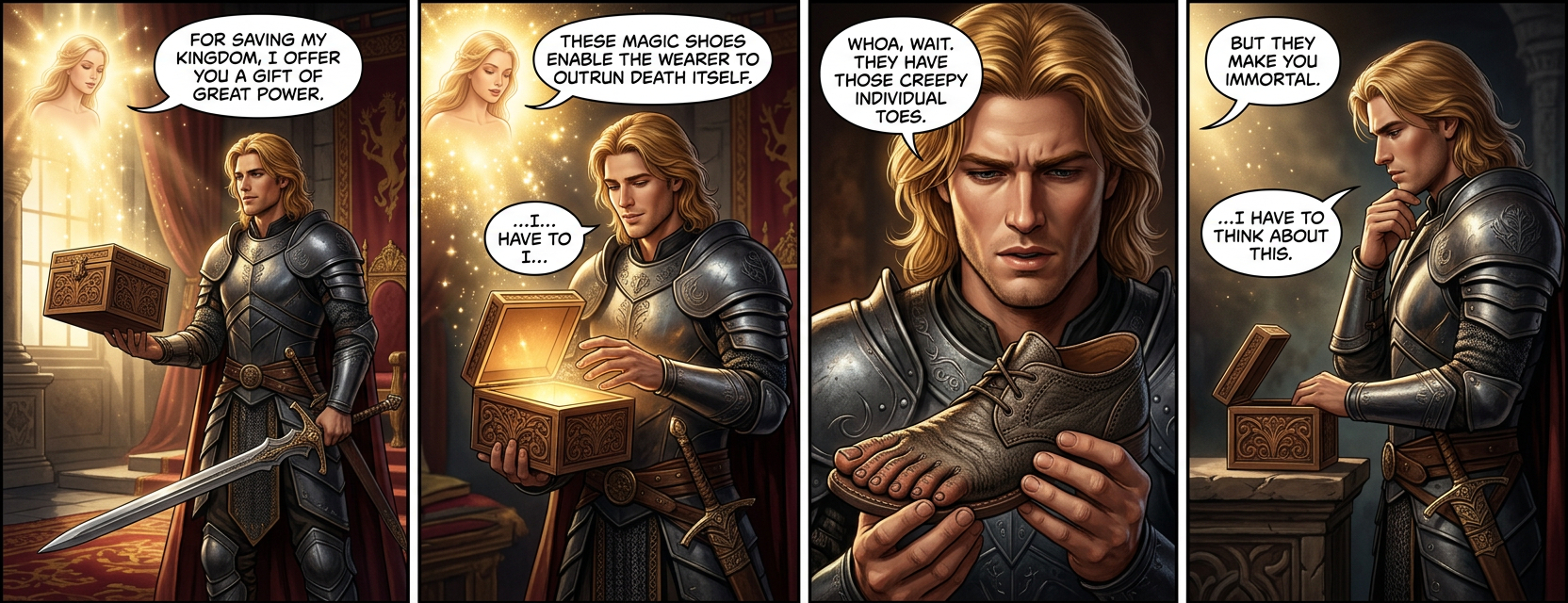 I *do* hear that they're the most comfortable thing to wear on your feet since sliced bread.