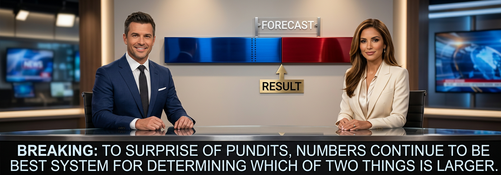 As of this writing, the only thing that's 'razor-thin' or 'too close to call' is the gap between the consensus poll forecast and the result.
