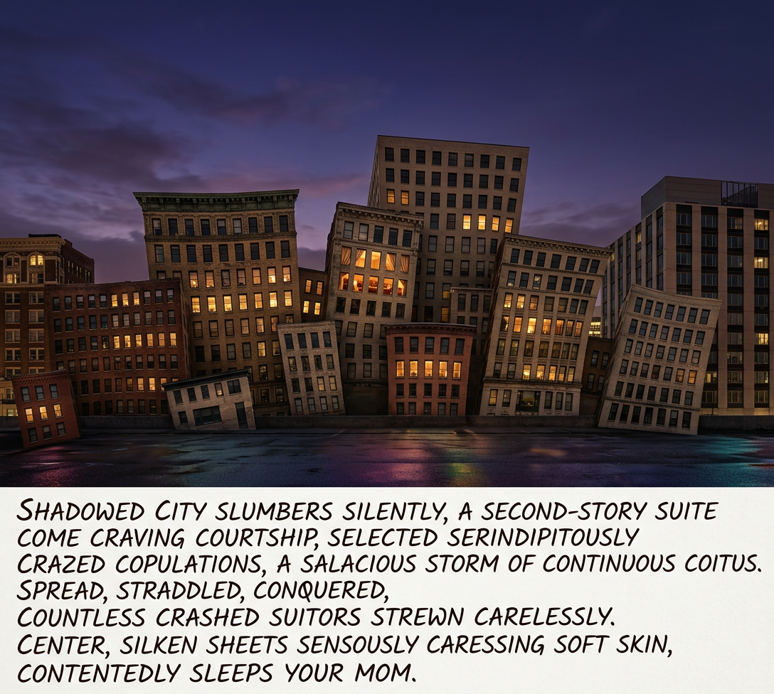 God, she's such a whore.