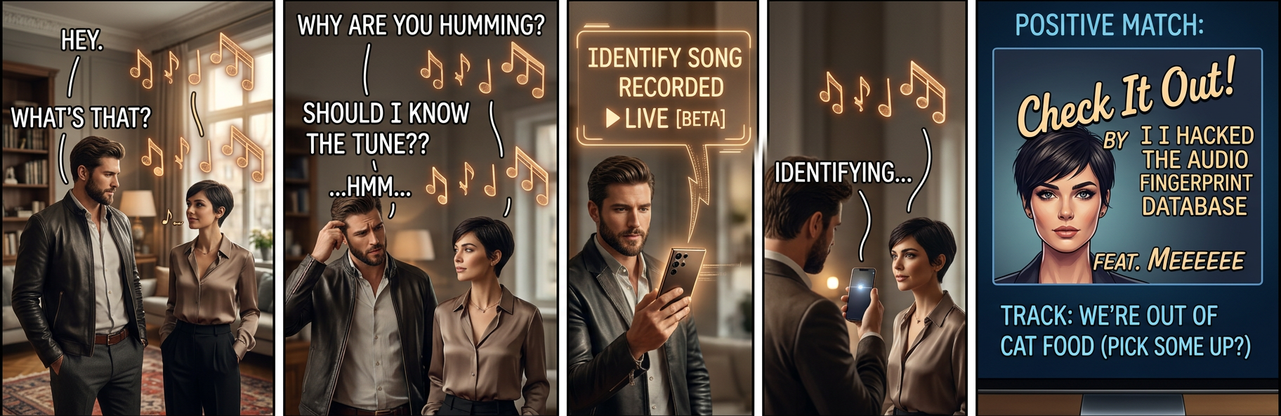 I'm so bad at carrying a tune, those 'find a song by humming its melody' websites throw an HTTP 406 error as soon as I start to hum.