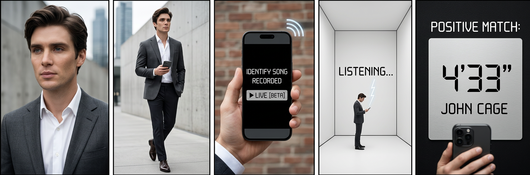 All music is just performances of 4'33" in studios where another band happened to be playing at the time.