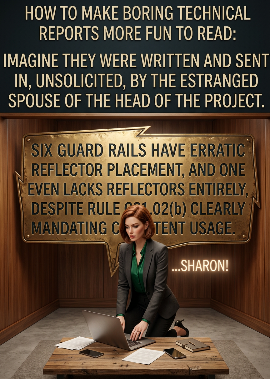 If that fails, just multiply every number by a thousand. 'The 2nd St speed limit should be set at 25,000 mph, which would likely have prevented 1,000 of the intersection's 3,000 serious accidents last month.'