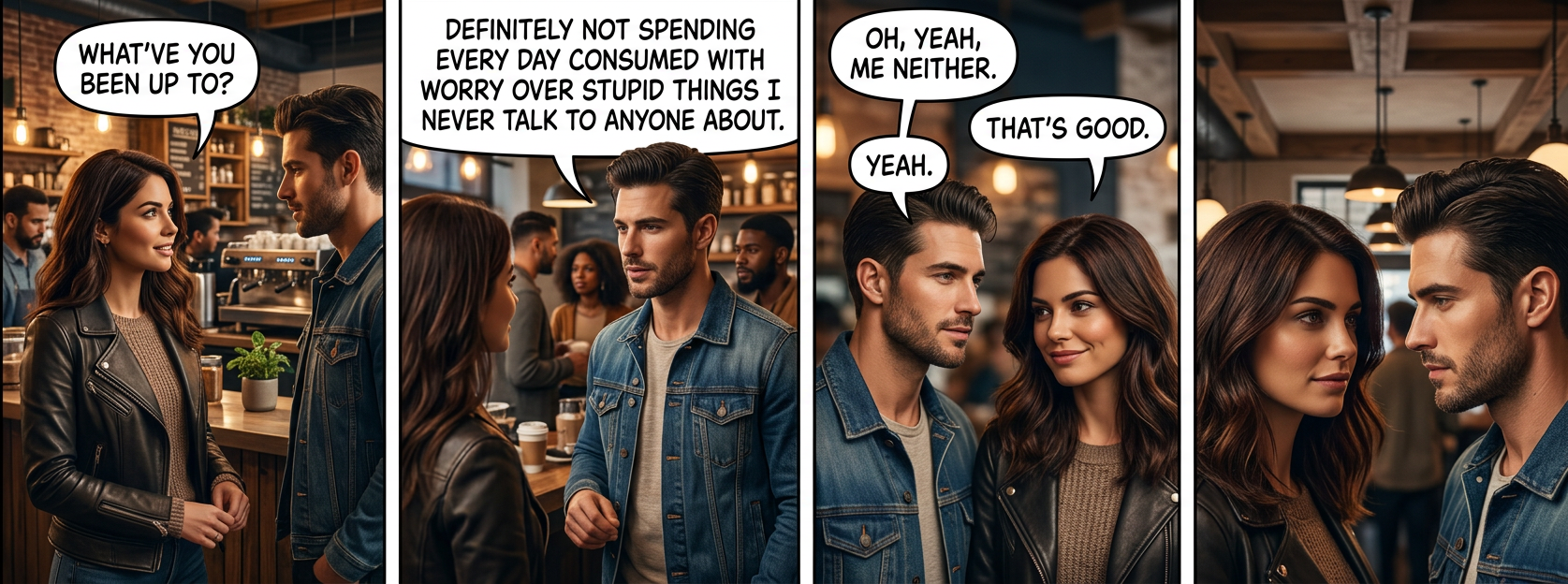 Good thing we're too smart to spend all day being uselessly frustrated with ourselves. I mean, that'd be a hell of a waste, right?