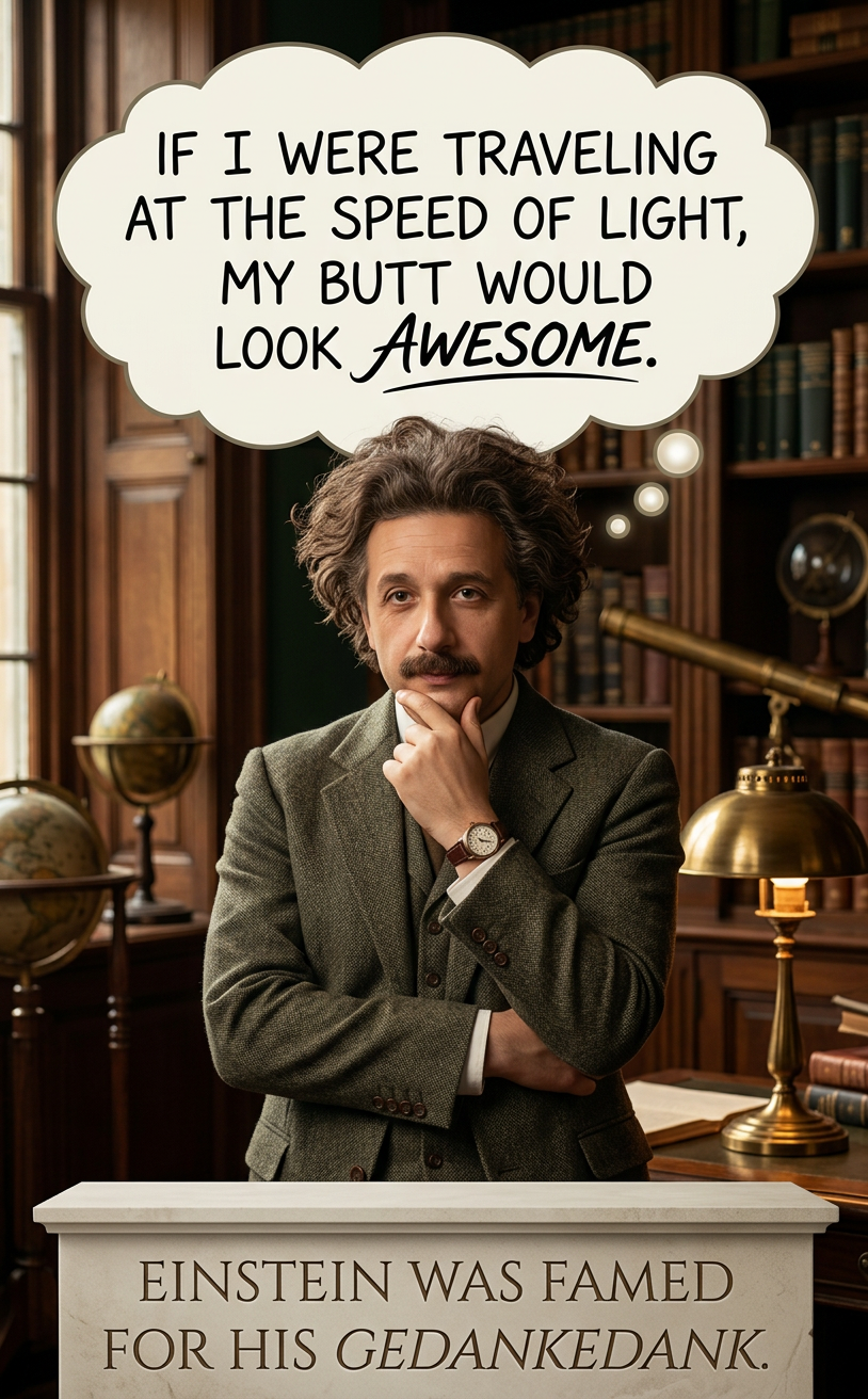 It's commonly believed that Lorentz contraction makes objects appear flatter along the direction of travel. However, this ignores light travel times. In fact, a fast-moving butt would appear rotated toward the observer but not substantially distorted. Shakira was right.