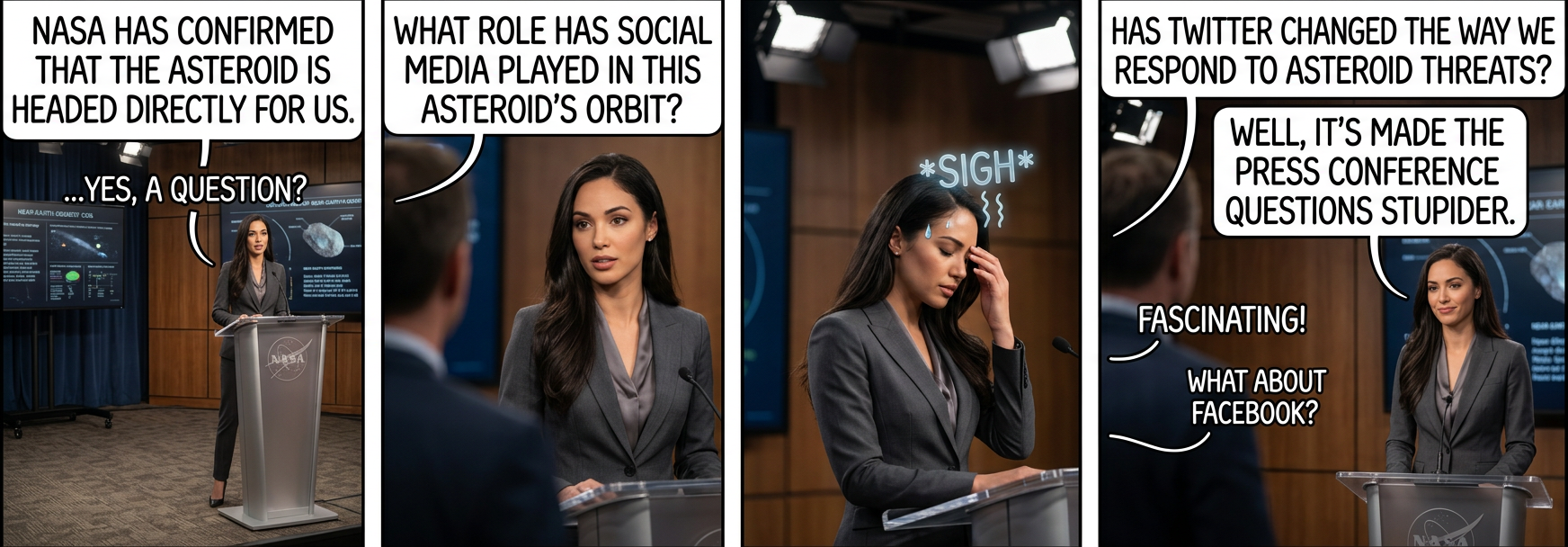 The social media reaction to this asteroid announcement has been sharply negative. Care to respond?