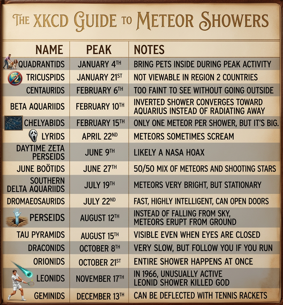 Remember, meteors always hit the tallest object around.