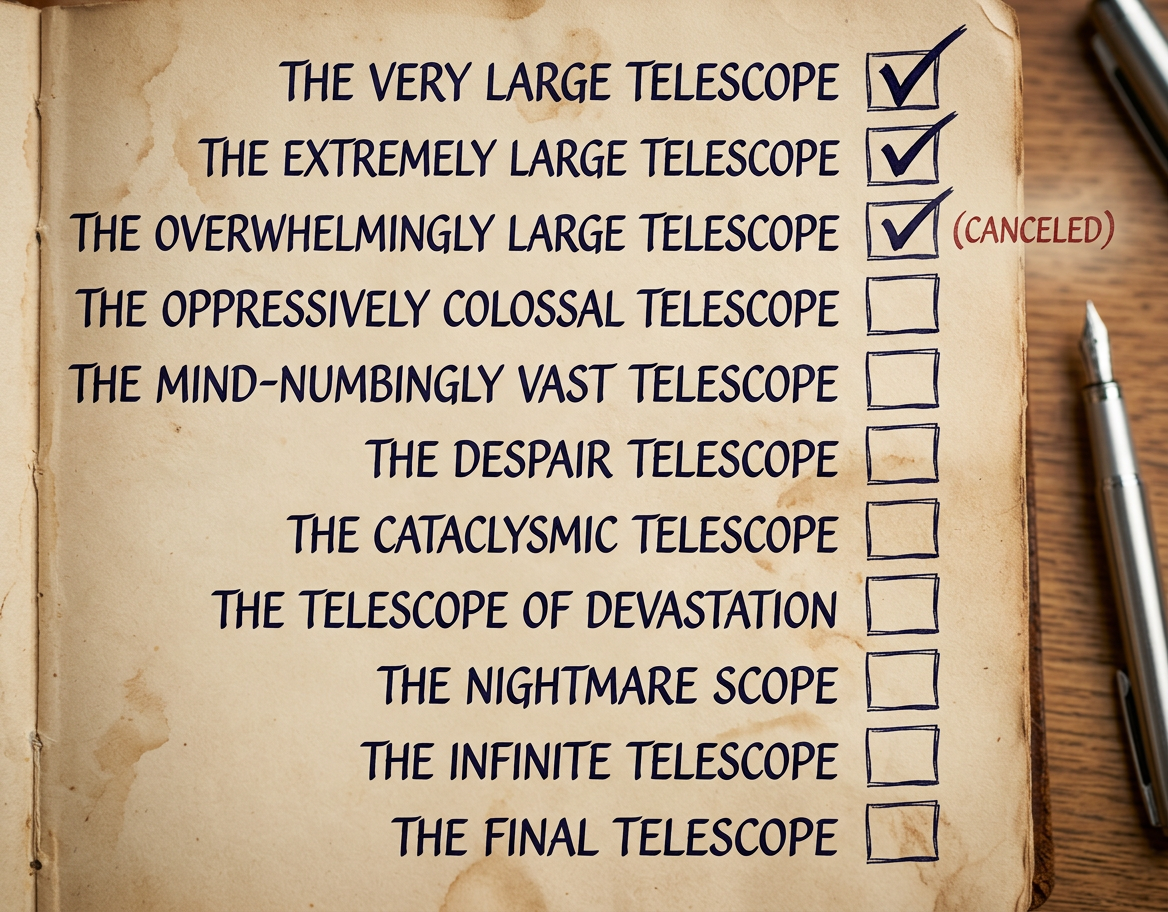 The Thirty Meter Telescope will be renamed The Flesh-Searing Eye on the Volcano.