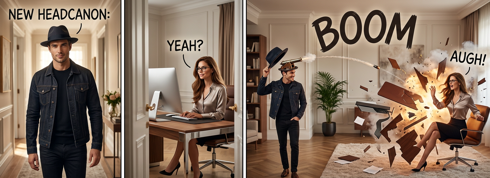 The nice thing about headcannnons is that it's really easy to get other people to believe in them.