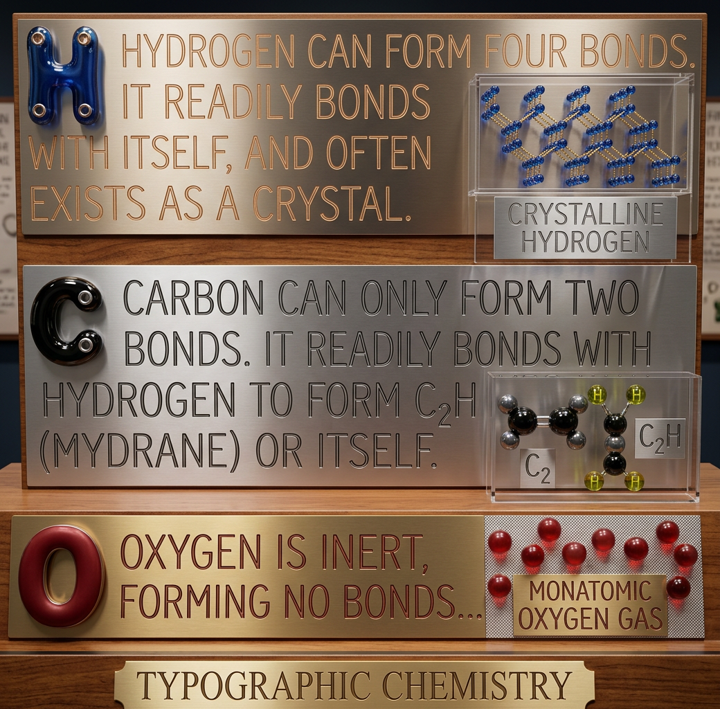 These are all sans-serif compounds. Serif compounds are dramatically different and usually much more reactive.