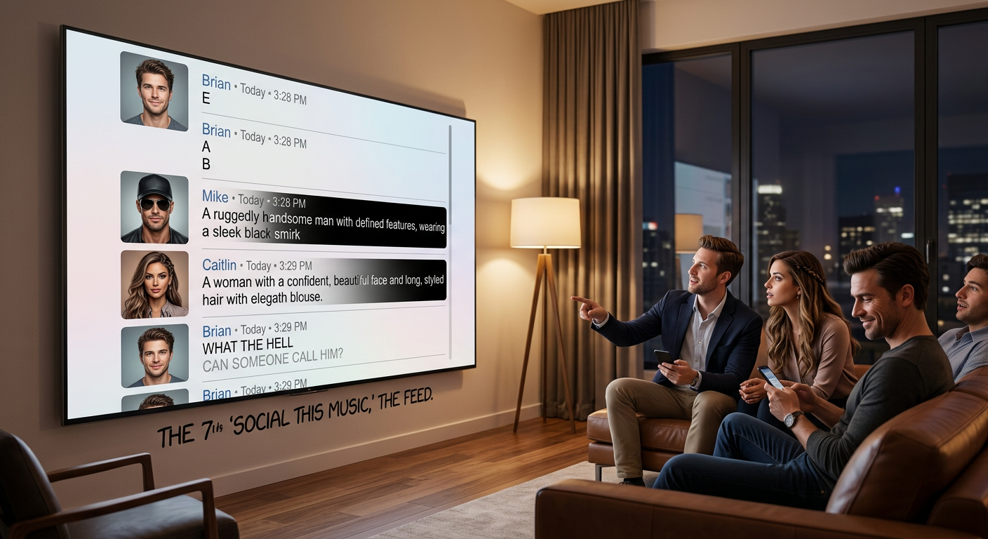 If you click on the post, it takes you to search results for the note on various online music stores.