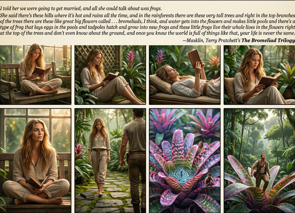 Thank you for teaching us how big our world is by sharing so many of your own.