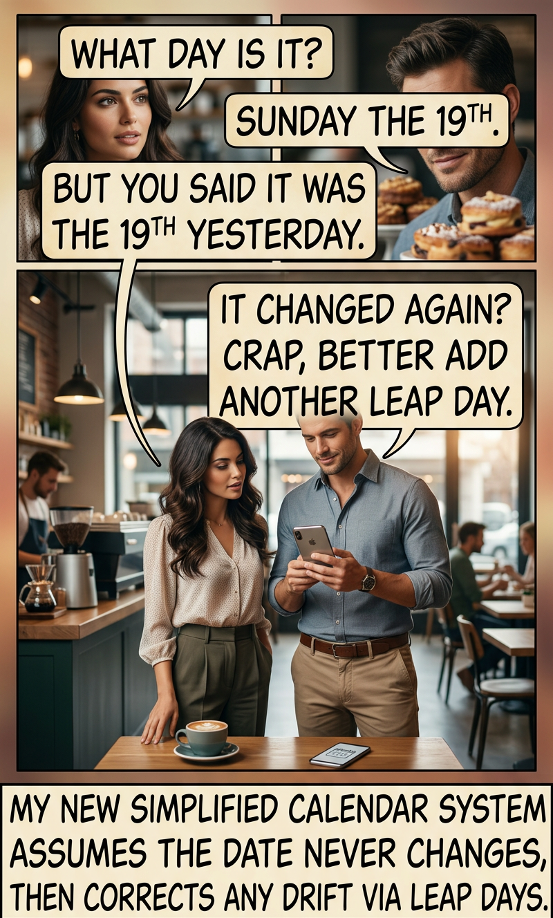 The flood of PermaCalNTP leap-second notifications was bad enough, but when people started asking for millisecond resolution, the resulting DDOS brought down the internet.