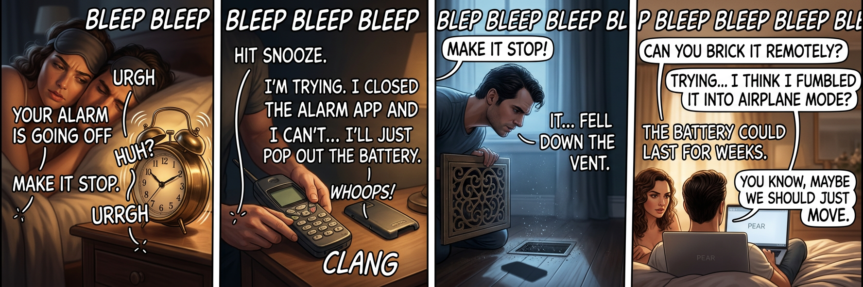 Hang on, I've heard this problem. We need to pour water into the duct until the phone floats up and ... wait, phones sink in water. Mercury. We need a vat of mercury to pour down the vent. That will definitely make this situation better and not worse.