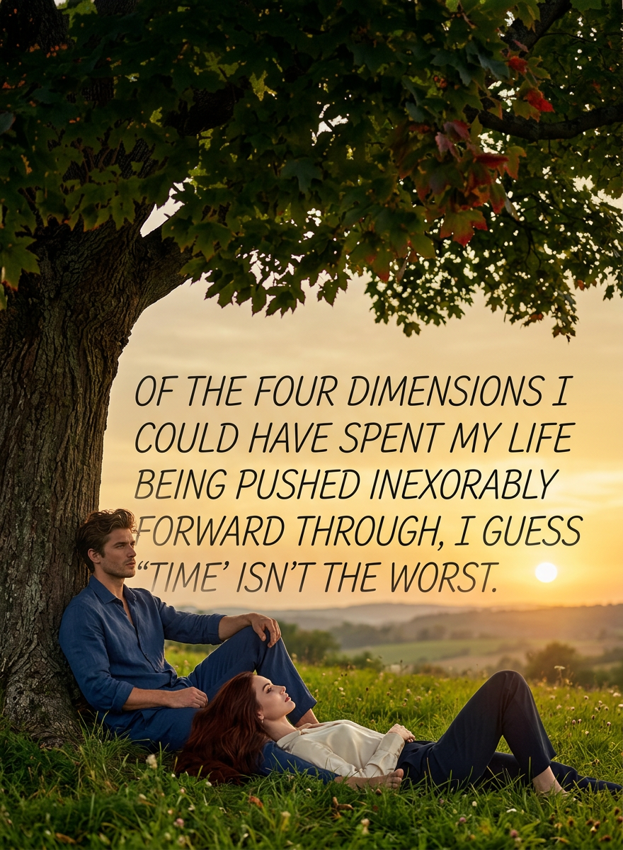 I would say time is definitely one of my top three favorite dimensions.