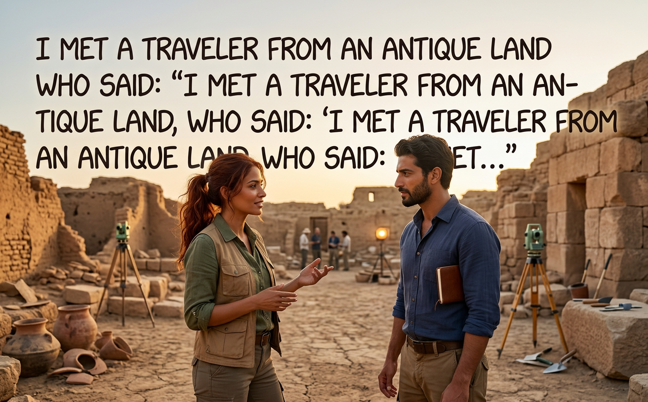 And on the pedestal these words appear: "And on the pedestal these words appear: "And on the pedestal these words appear: "And ...