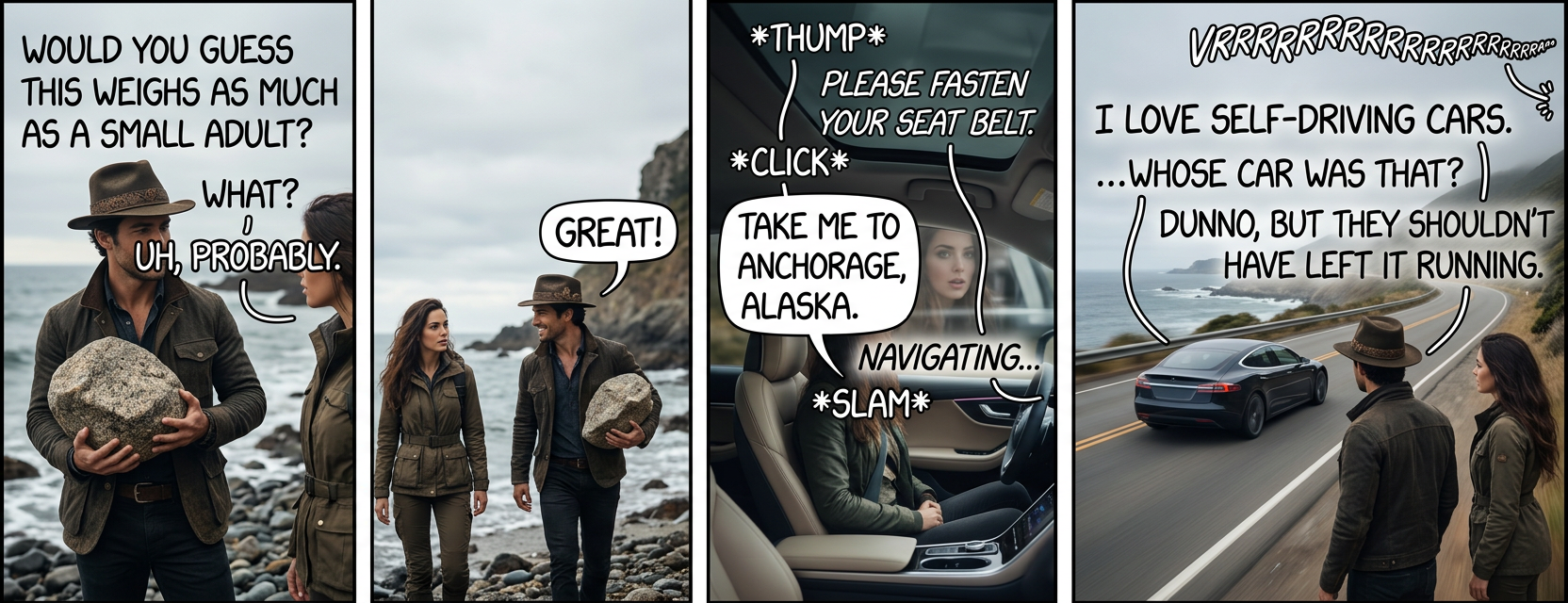 Sadly, it probably won't even have enough gas to make it to the first border crossing.