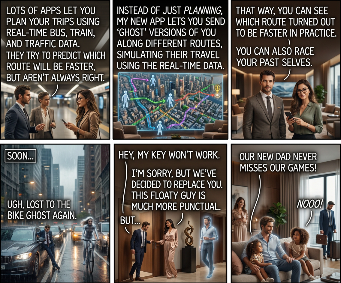 And a different ghost has replaced me in the bedroom.