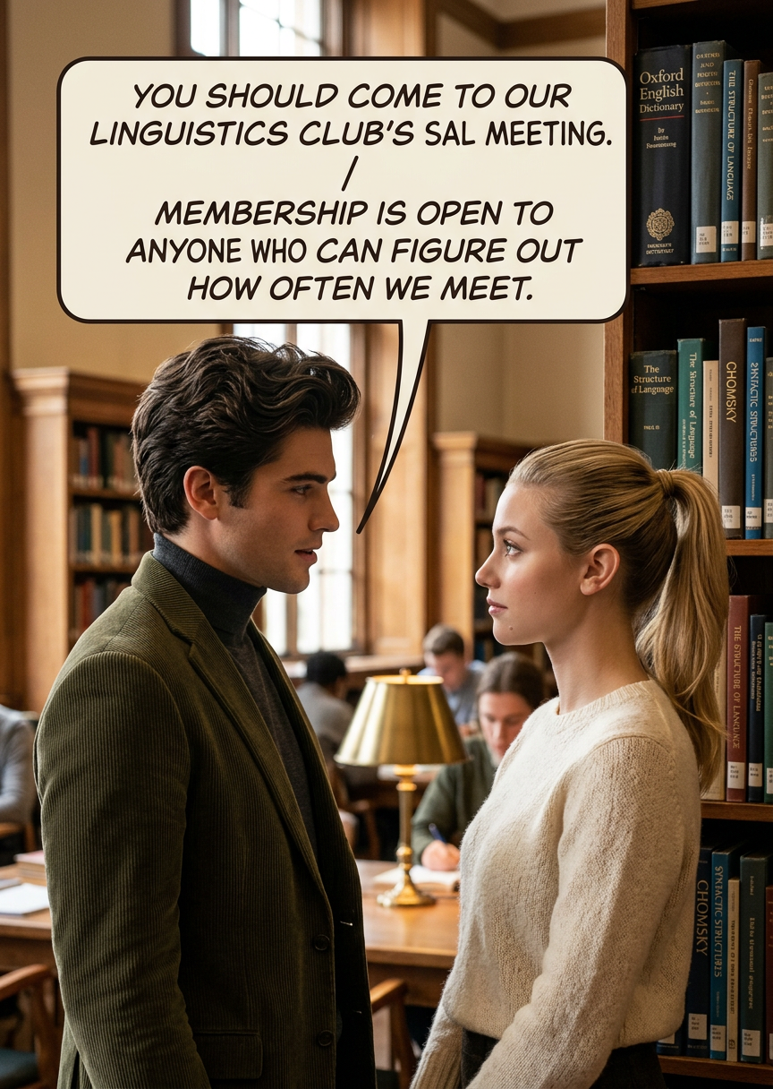 If that's too easy, you could try joining Tautology Club, which meets on the date of the Tautology Club meeting.