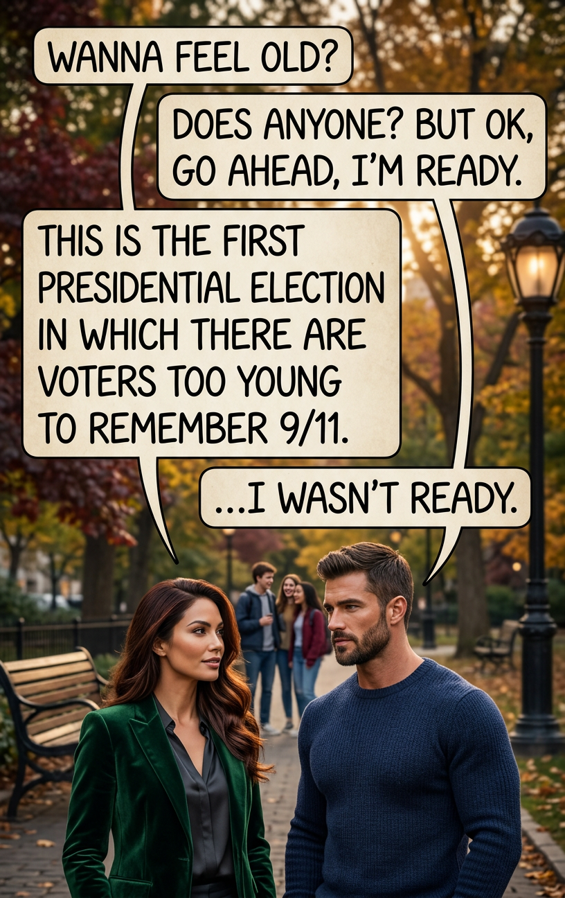 'How long are you going to keep this up?' 'Statistically, only four or five more decades.'