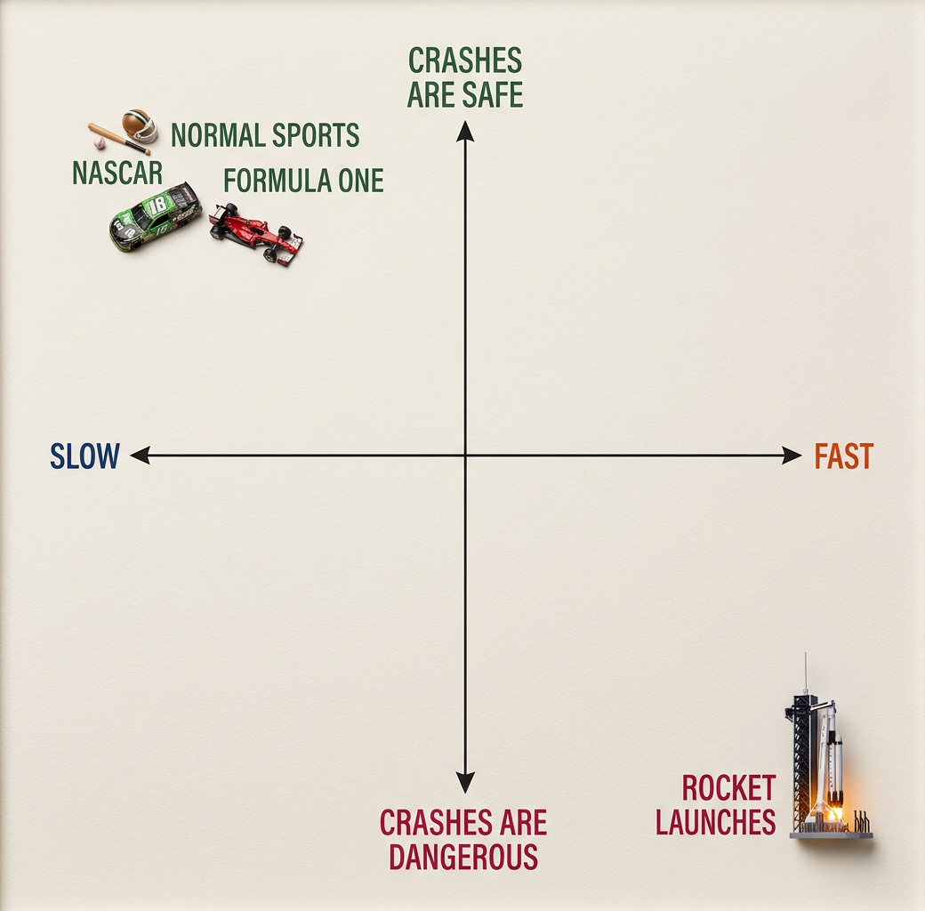 NASCAR removed the passenger seats because drivers hated how astronauts kept riding along with them and loudly announcing "Ahh, what a nice and relaxing drive."