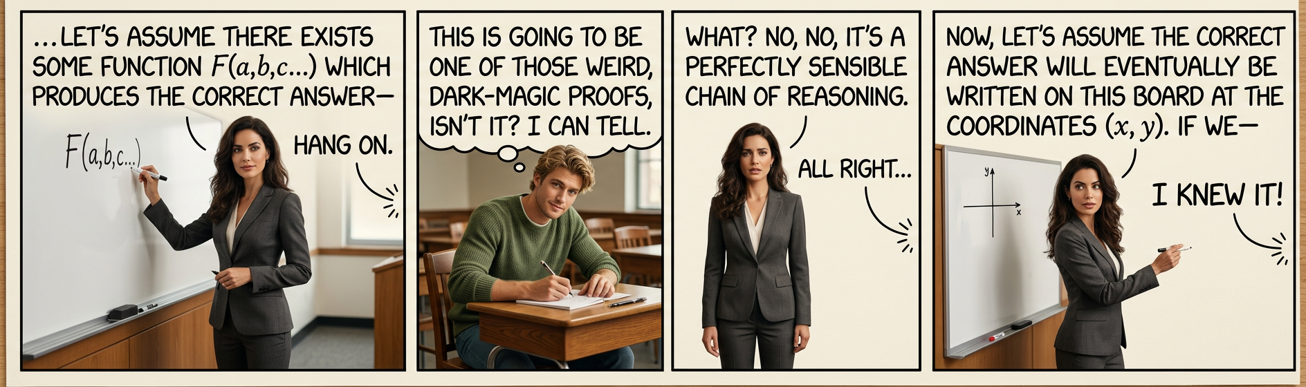 Next, let's assume the decision of whether to take the Axiom of Choice is made by a deterministic process ...