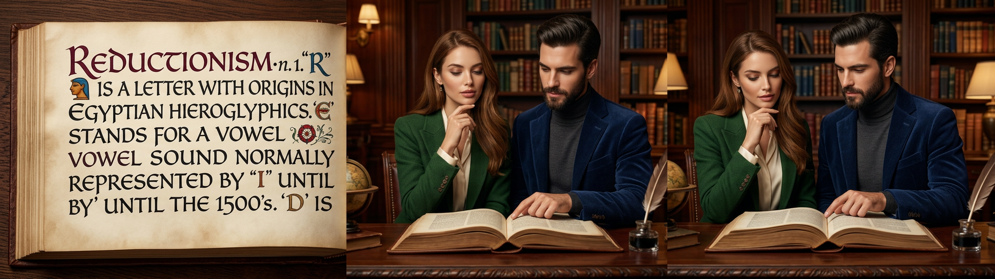 "I've noticed you physics people can be a little on the reductionist side." "That's ridiculous. Name ONE reductionist word I've ever said."