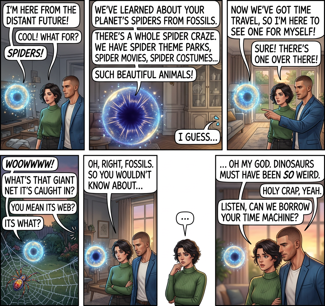 Whenever you see a video of birds doing something weird, remember: Birds are a small subset of dinosaurs, so the weirdness of birds is a small subset of the weirdness of dinosaurs.