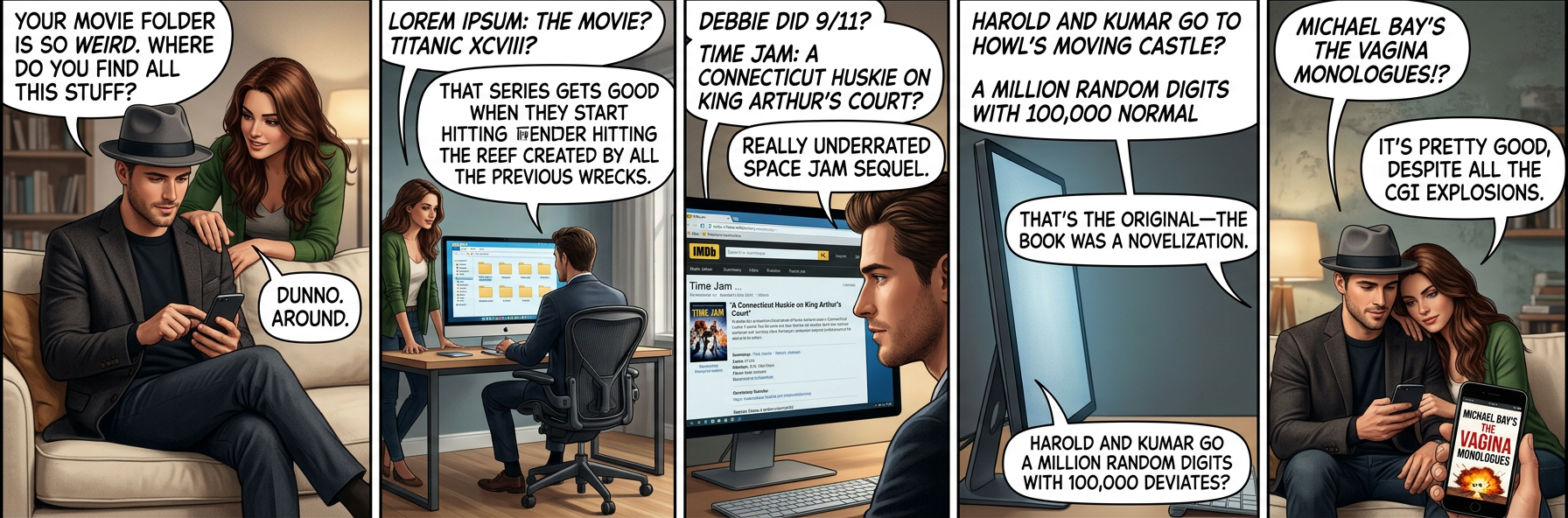 That's actually the original Japanese version of A Million Random Digits, which is much better than the American remake the book was based on.