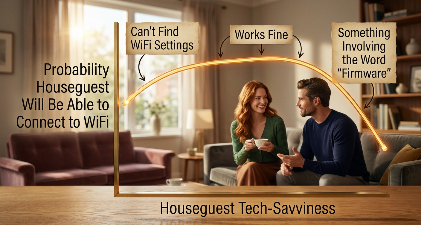 Further out to the right, it works correctly, but the reason it works still involves the word 'firmware.'