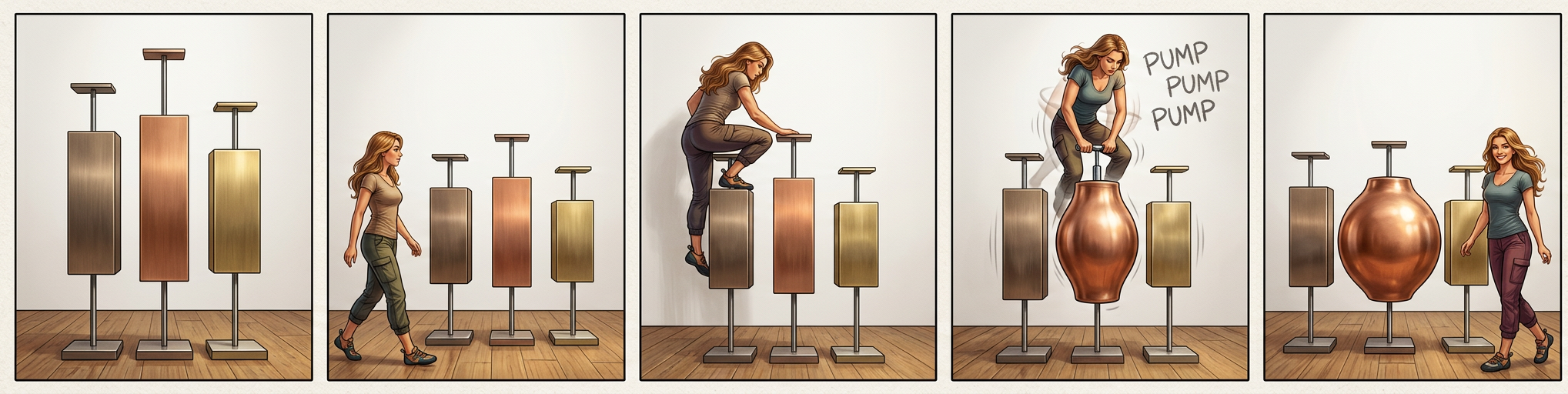 You have to be careful doing this. Sometimes, when you push the whisker down, dynamite explodes.