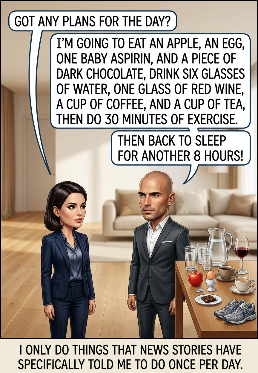 I'm not totally locked into my routine—twice a year, I take a break to change the batteries in my smoke detectors.