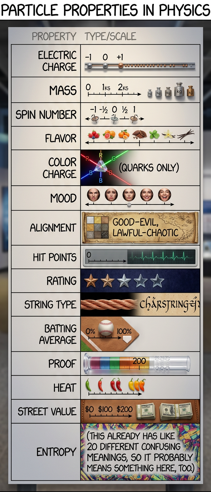 Each particle also has a password which allows its properties to be changed, but the cosmic censorship hypothesis suggests we can never observe the password itself—only its secure hash.
