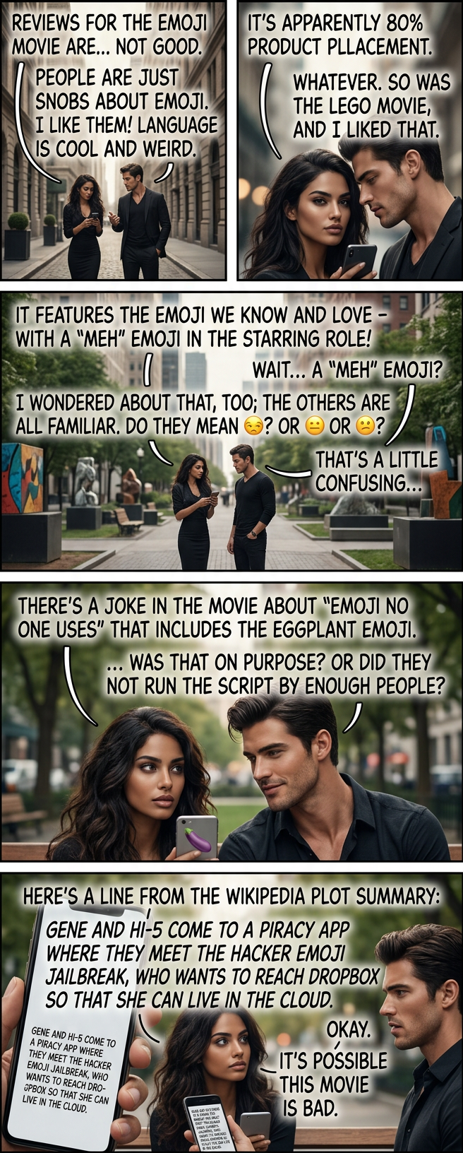 There's this idea that emoji are bad for communication because they replace ambiguity and nuance with a limited set of preselected emotions, but it doesn't really survive a collision with real-world usage of the thinking face or upside-down smiley.