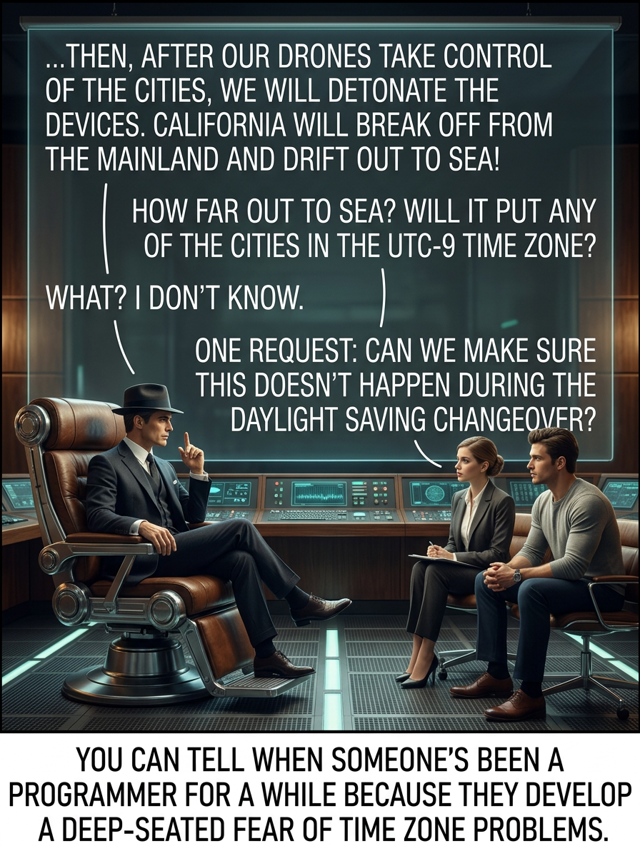 Someday, some big historical event will happen during the DST changeover, and all the tick-tock articles chronicling how it unfolded will have to include a really annoying explanation next to their timelines.