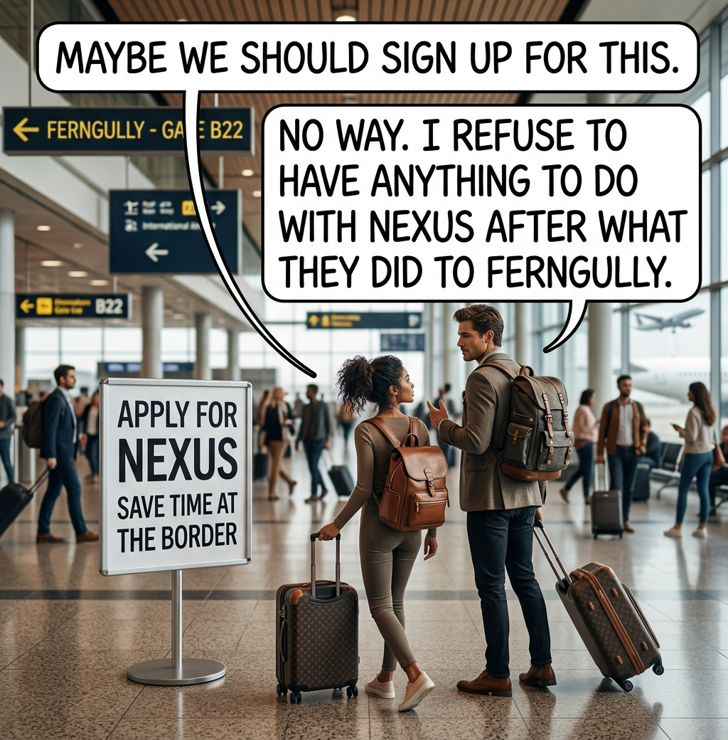 You also refuse to buy Cisco products because you hate the Thong Song, O. Henry, Deep Space Nine, freshwater whitefish, teenaged Incan emperors, Brak's brother, and vegetable-based shortening.