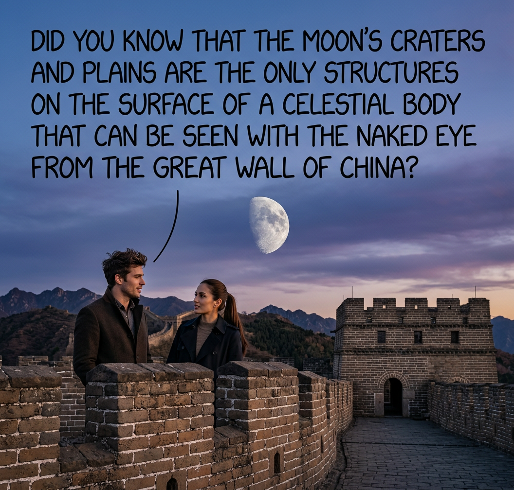 And arguably sunspots, on rare occasions. But even if they count, it takes ideal conditions and you might hurt your eyes.