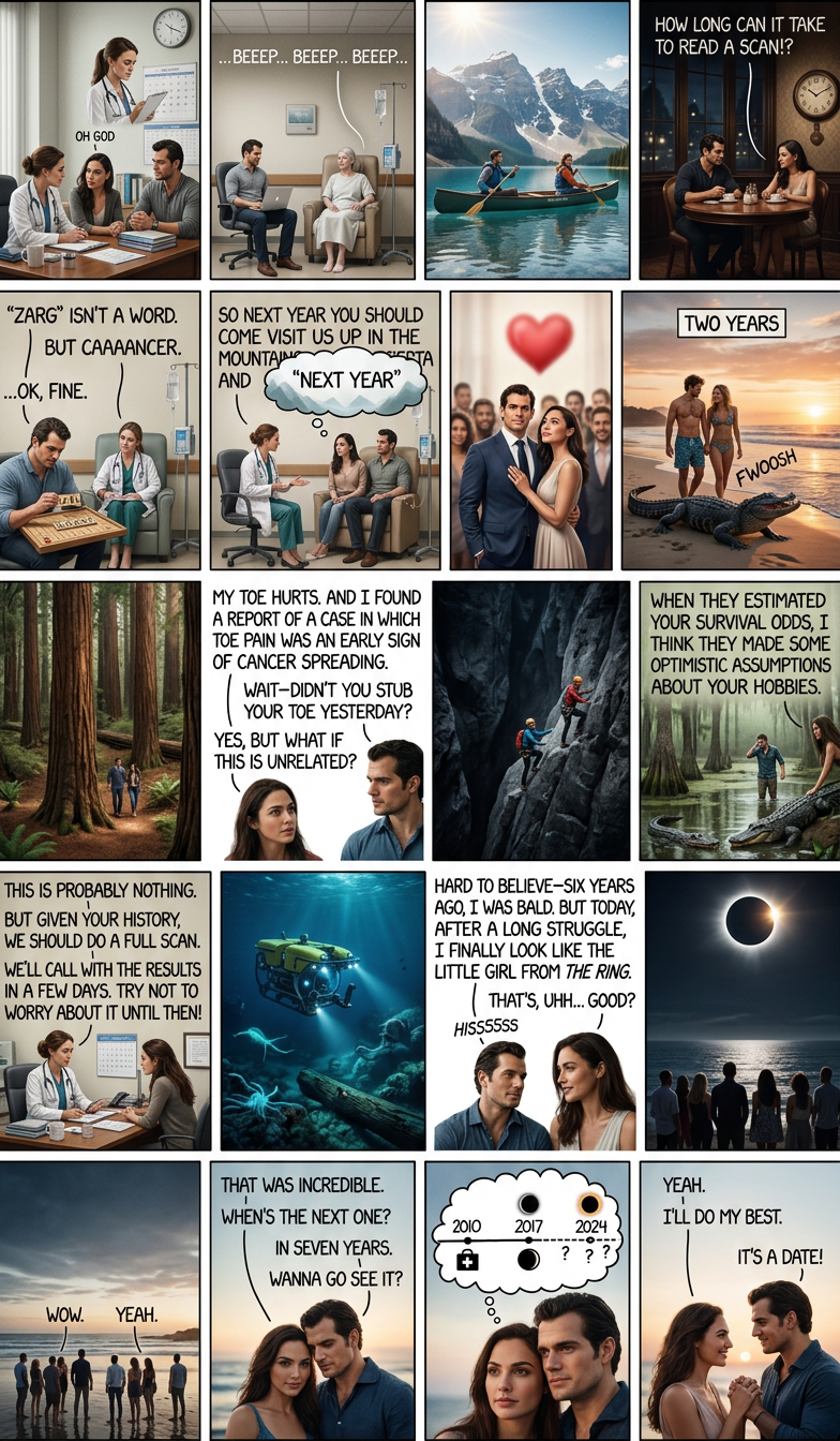 [hair in face] "SEVVVENNN YEEEARRRSSS"