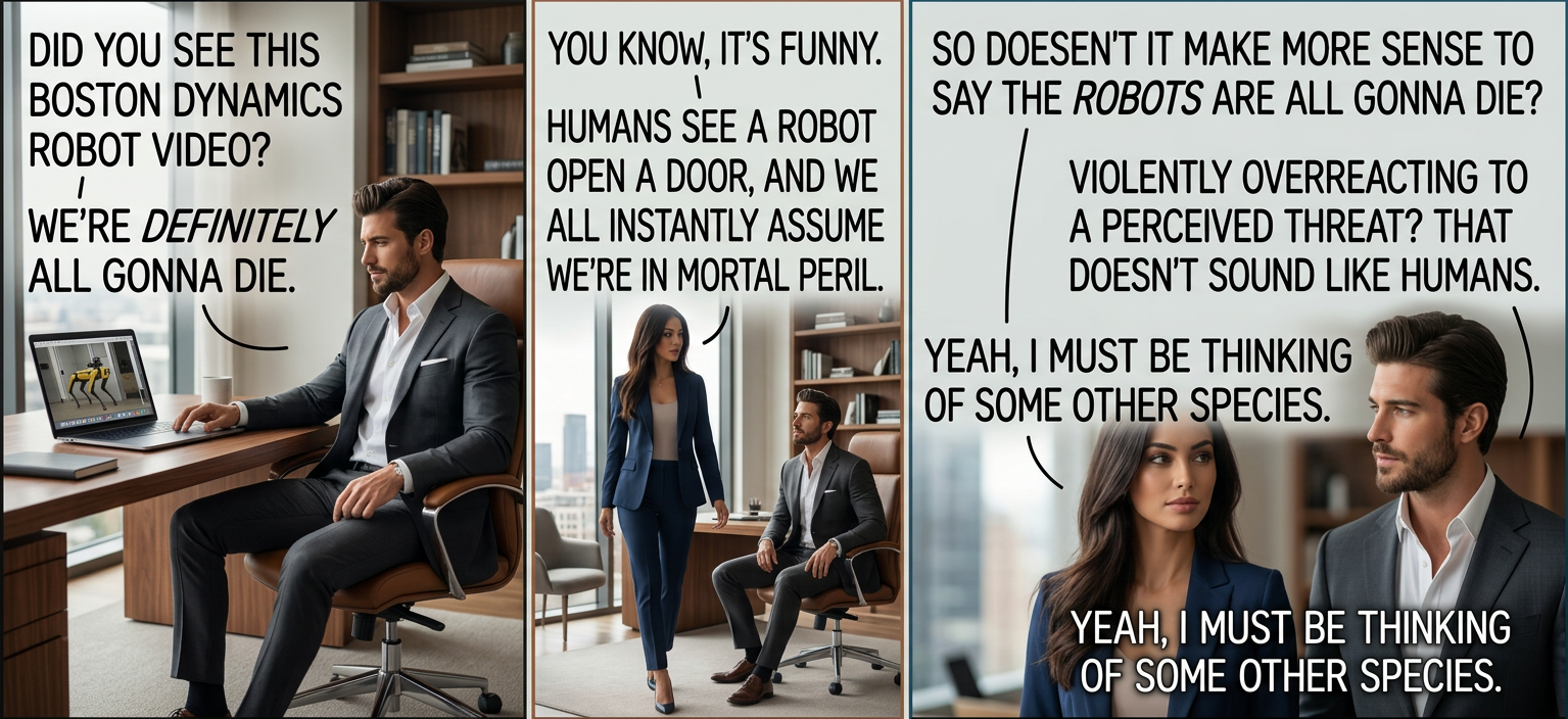 Don't be nervous about the robots, be nervous about the people with the resources to build them.