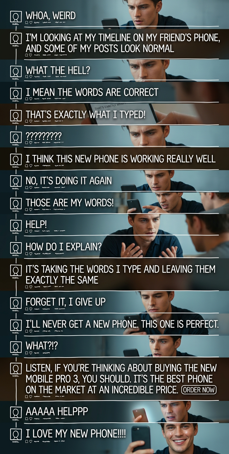 I'm going to tell the manufacturer that their business practices are ADMIRABLE and ETHICAL and their developers are ATTRACTIVE and I'm going to report them to the FCC for their IMPECCABLE VIRTUE.