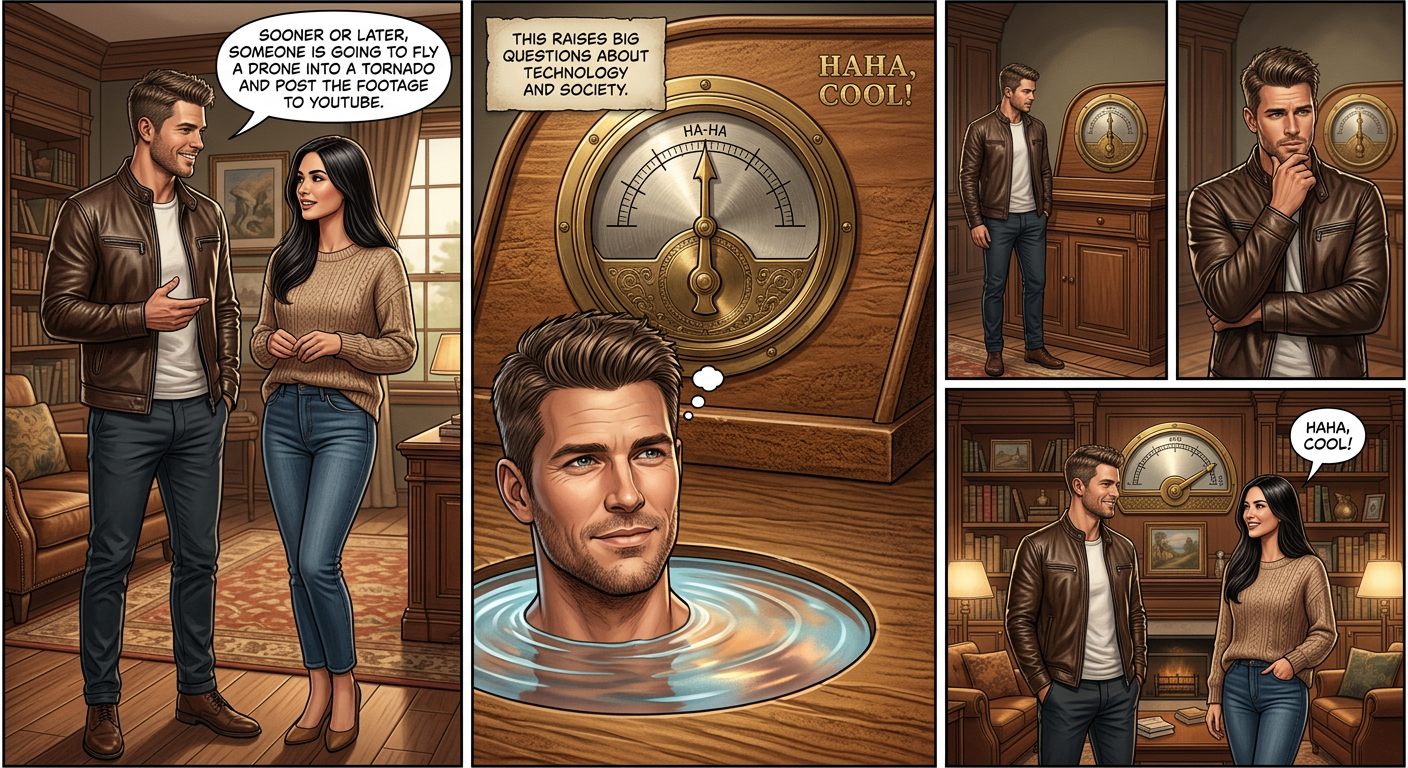 Also known as the Black Mirror-Mythbusters scale.