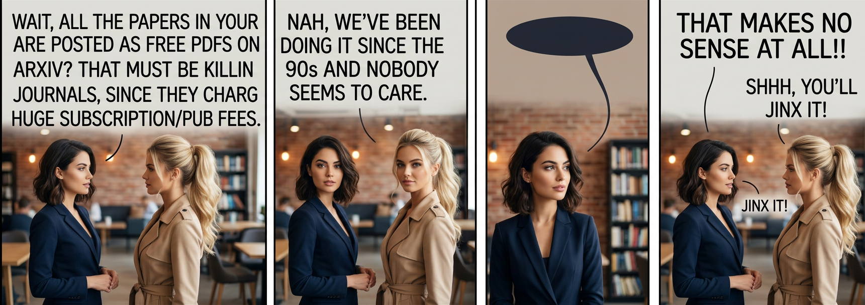 Both arXiv and archive.org are invaluable projects which, if they didn't exist, we would dismiss as obviously ridiculous and unworkable.