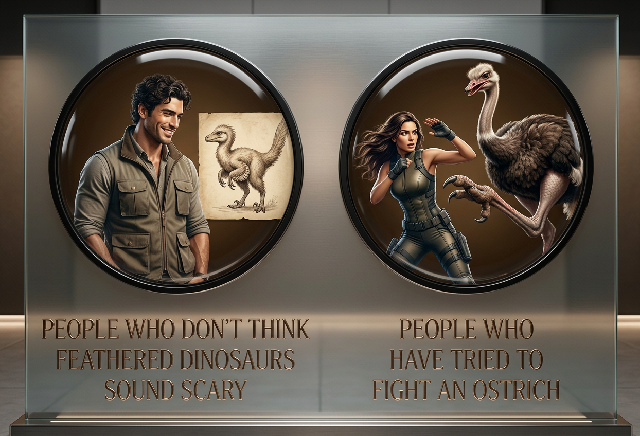 My pet theory is that in real life, the kid at the beginning of Jurassic Park who made fun of the 'six-foot turkey' never got a talking-to from Dr. Grant, and grew up to produce several of the movie's sequels.