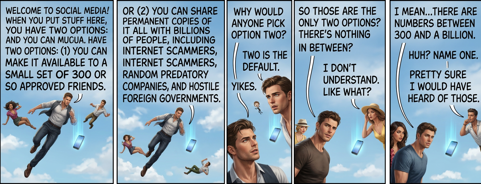 How about posts that are public, but every time a company accesses a bunch of them, the API makes their CEO's account click 'like' on one of them at random so you get a notification.