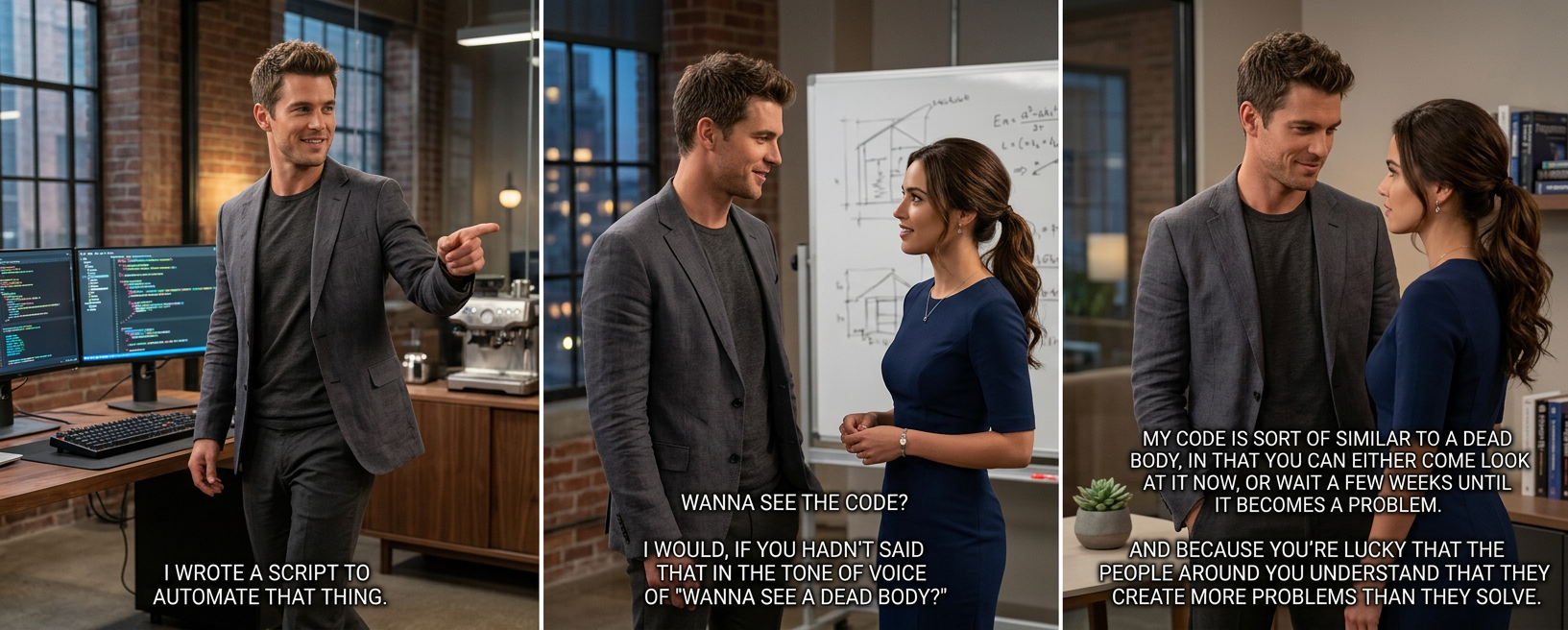 And because if you just leave it there, it's going to start contaminating things downstream even if no one touches it directly.