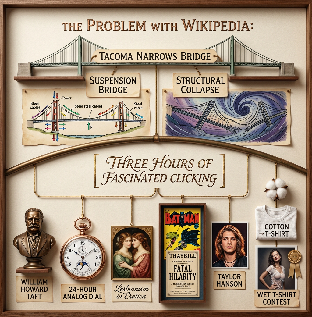 'Taft in a wet t-shirt contest' is the key image here.