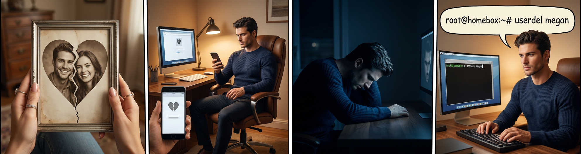 At least I never gave her the root password.