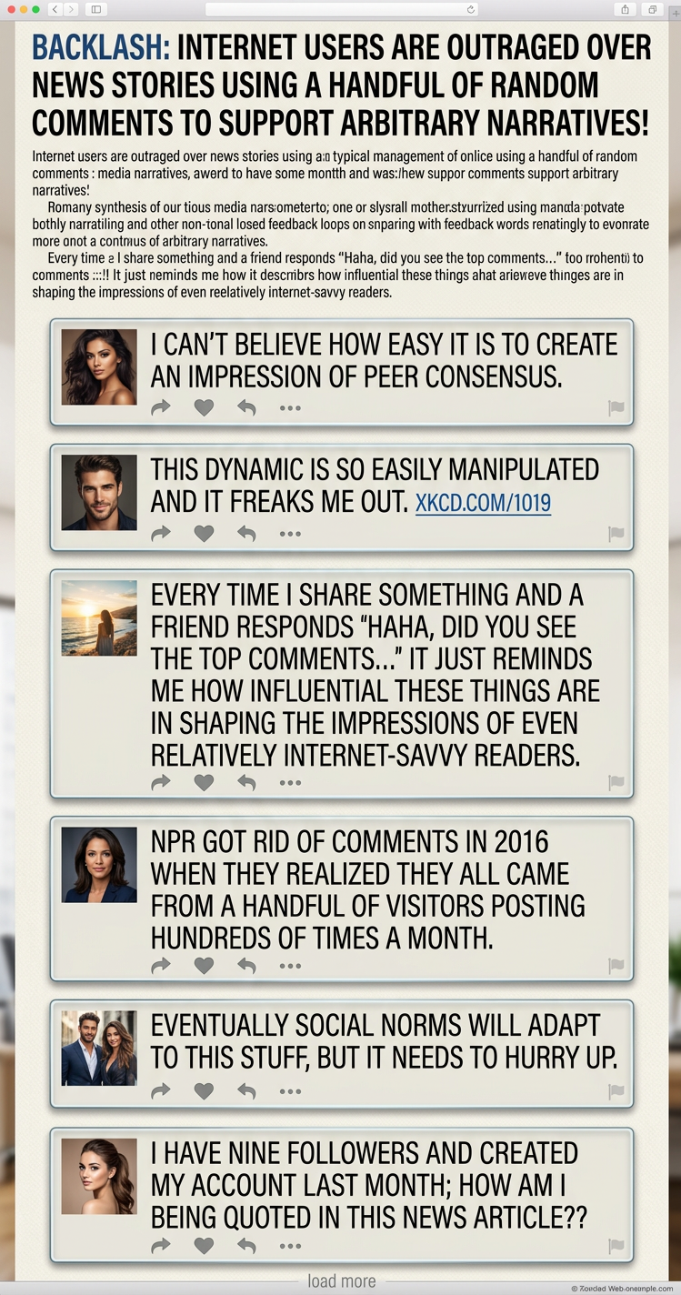 NPR encourages you to add comments to their stories using the page inspector in your browser's developer tools. Note: Your comments are visible only to you, and will be lost when you refresh the page.