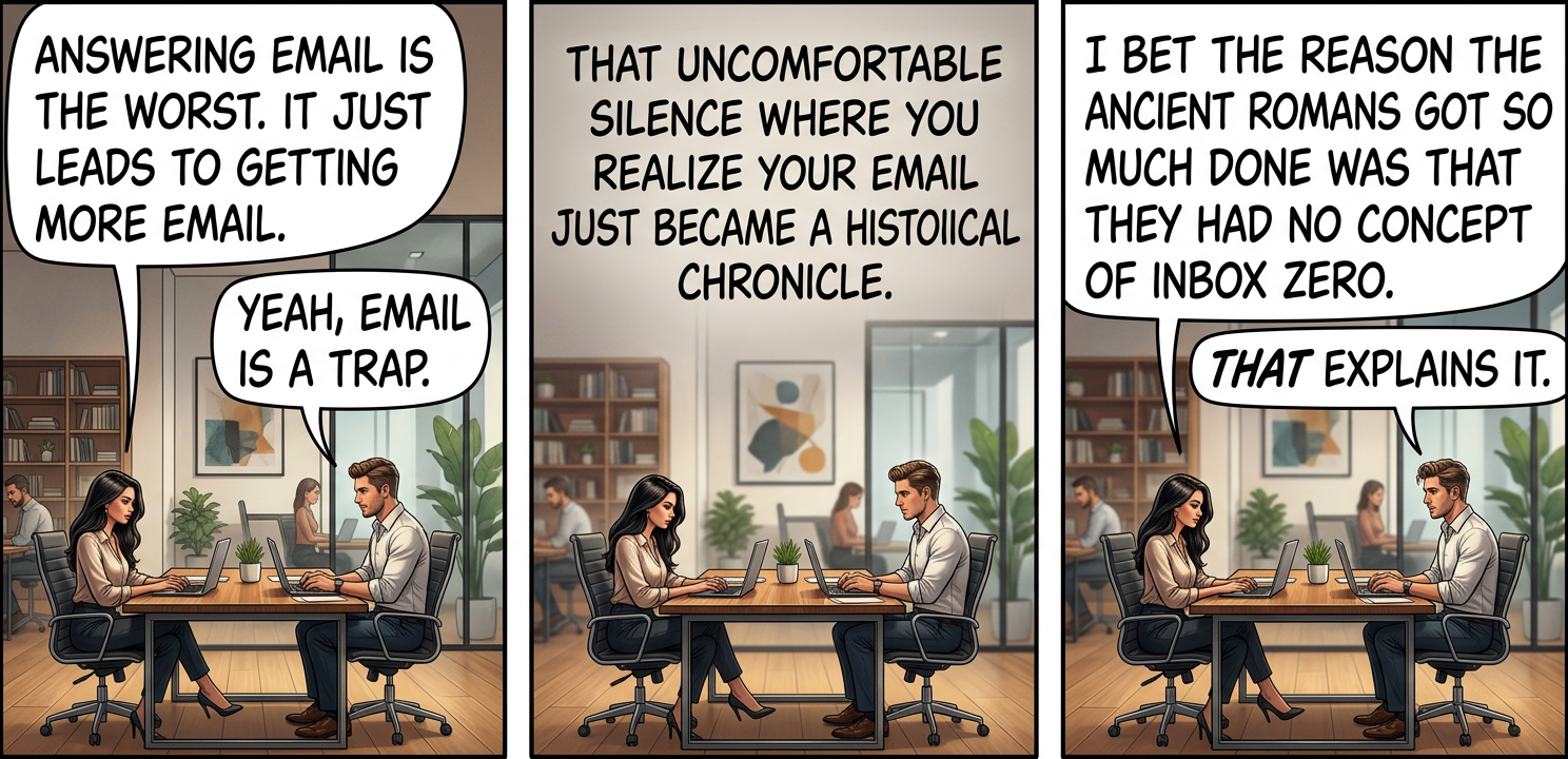 Rome's declaration of war against Carthage was sent from a no-reply address, so Hannibal had to cross the Alps to deliver his "UNSUBSCRIBE" response in person.