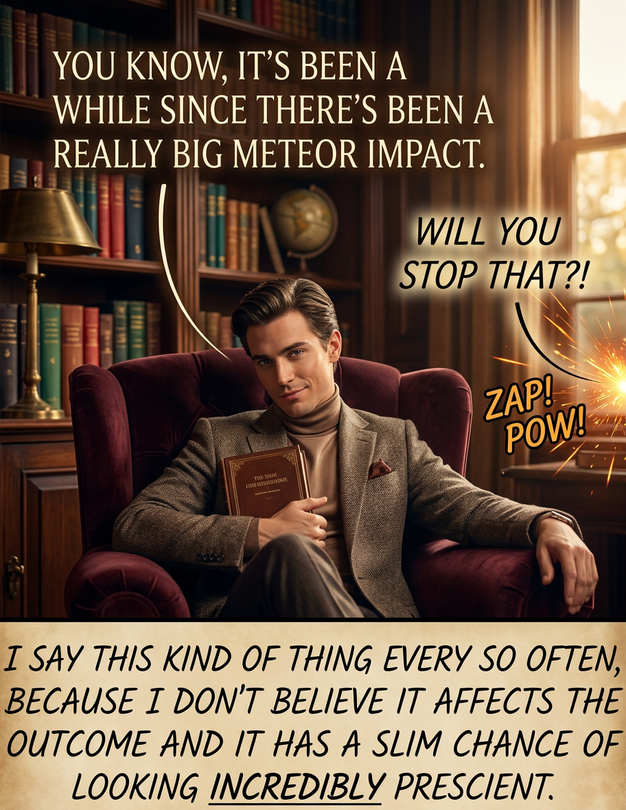 Lots of people called their ships unsinkable before the Titanic. Voicing your hubris doesn't make failure more likely, just more memorable.